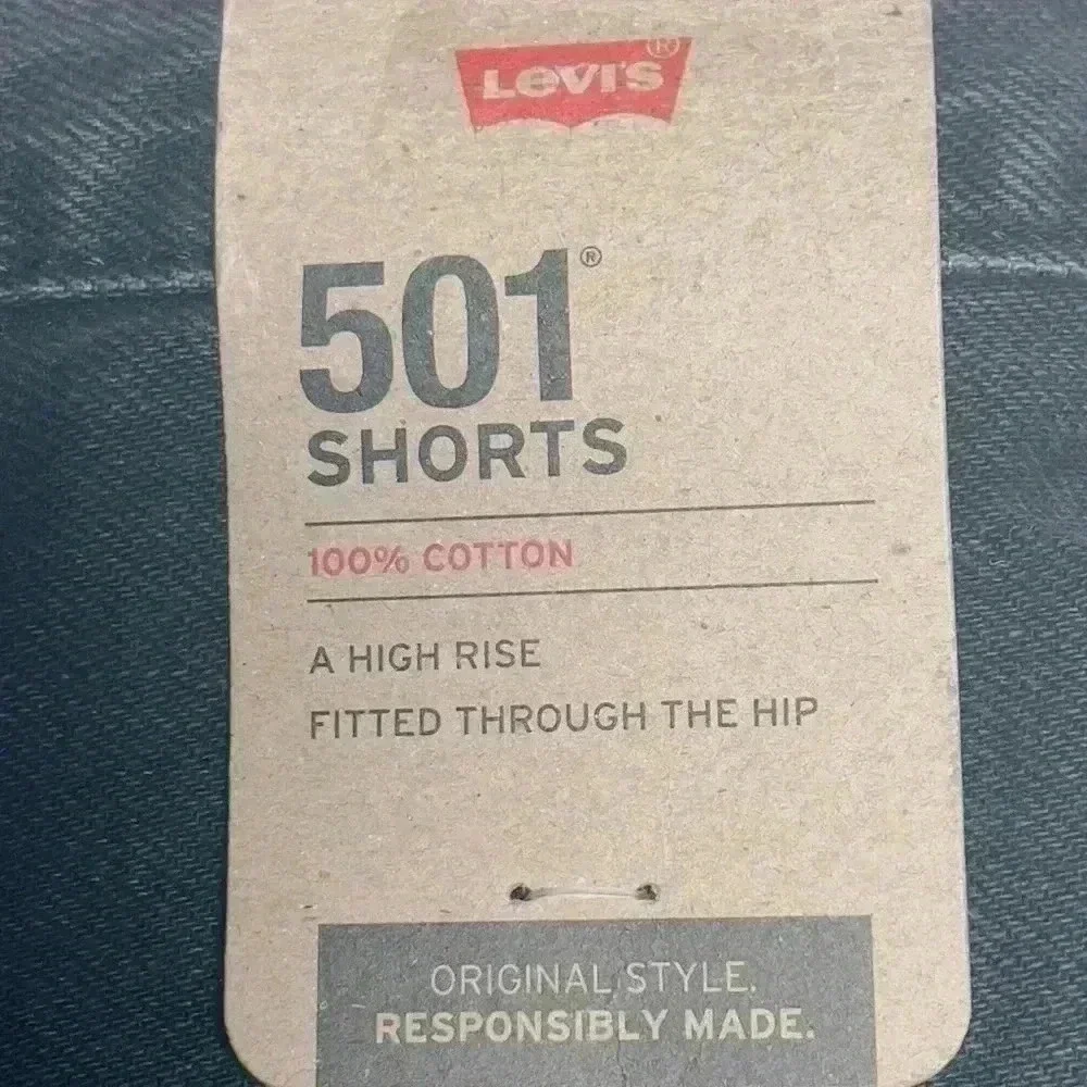 WOMEN’S LEVI’S 501 ORIGINAL BLACK DISTRESSED JEAN SHORTS•SIZE 33•NWT•